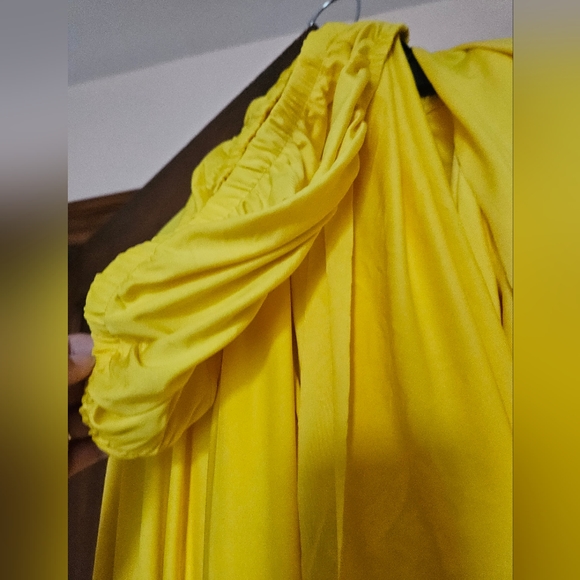 Yellow infinity dress with bandeau - Picture 3 of 3